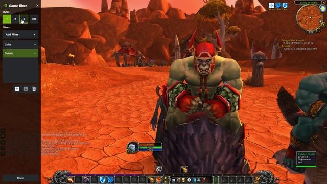 WoW Classic and GeForce Experience Game Filters смотреть онлайн