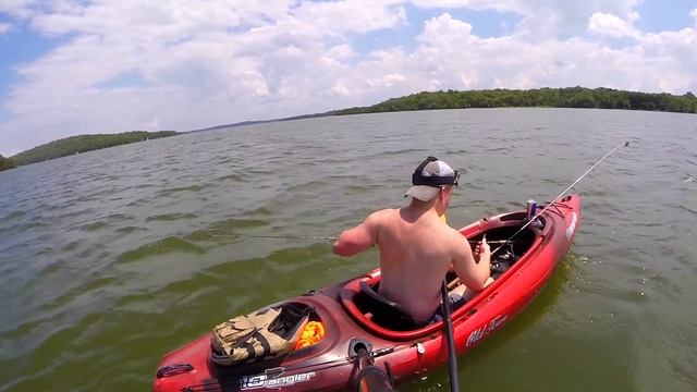 Fish On! Kayak Bass Fishing Before The Storm смотреть онлайн