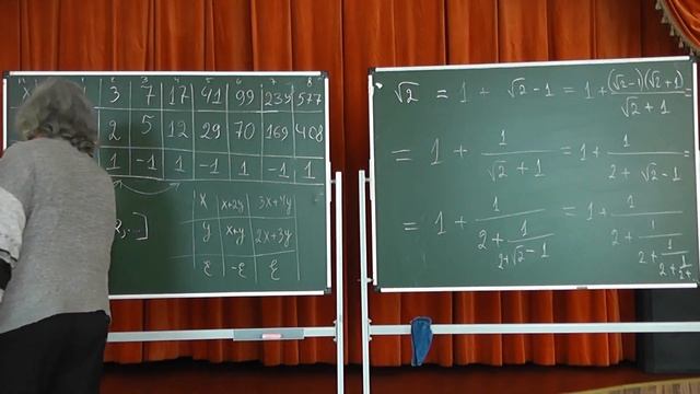 317 Цепная дробь корня из 2