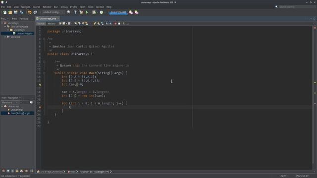 Unir dos arreglos | Ejercicios Java смотреть онлайн