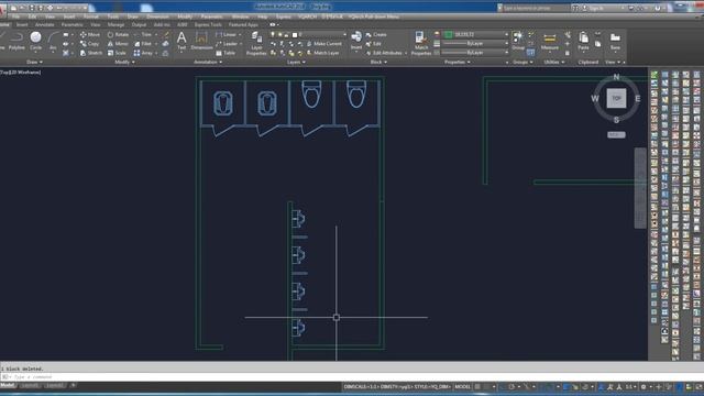 (Yq Arch )Arrange WC Partition and Shower Room in Autocad | Yq arch Plugin | Toilet and Bath Plan | смотреть онлайн