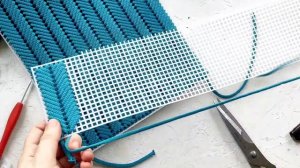 Сумка на канве ВОЯЖ с боковинками и планкой! МК подойдёт для новичков!