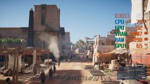 Radeon Vega 11 Graphics -- AMD Ryzen 5 3400G -- Assassin's Creed AC Origins FPS Test