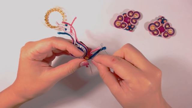 Сутажная техника. Мастер класс начинающих. Элемент №1 смотреть онлайн