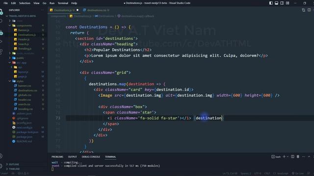Build a Travel Website using ReactJS ( NextJS 13 beta, CSS ) Responsive Project 2023 ??? смотреть онлайн