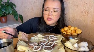 Как едят БЕШБАРМАК? mukbang|asmr