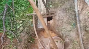 Как пробурить Абиссинскую скважину одному, особо не напрягаясь??