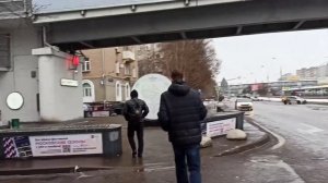 Переходим с метро Автозаводская до МЦД Автозаводская.