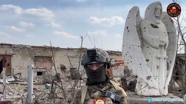 В южной части Бахмута стоит статуя ангела: ЧВК «Вагнер» во время штурма района Собачевка смотреть онлайн