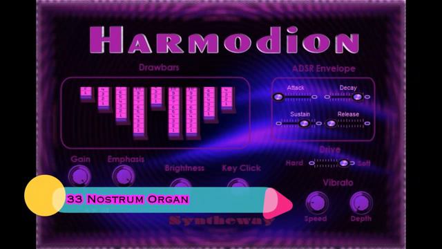 Harmodion VST VST3 Audio Unit Drawbar Transistor Combo Organs Harmonium Accordion Glass Armonica смотреть онлайн