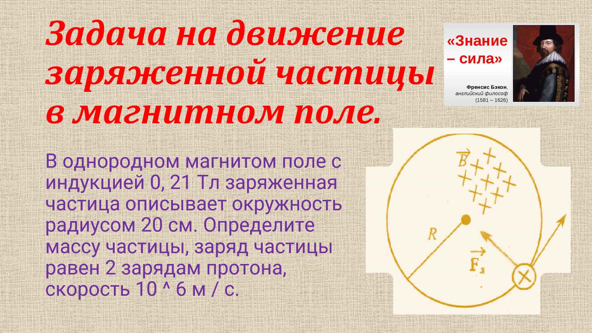 задача на движение заряженной частицы в магнитном поле смотреть онлайн