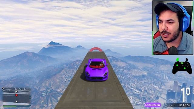 CORRIDA da TRILHA de NAVES ESPACIAIS!!! - GTA V Online смотреть онлайн