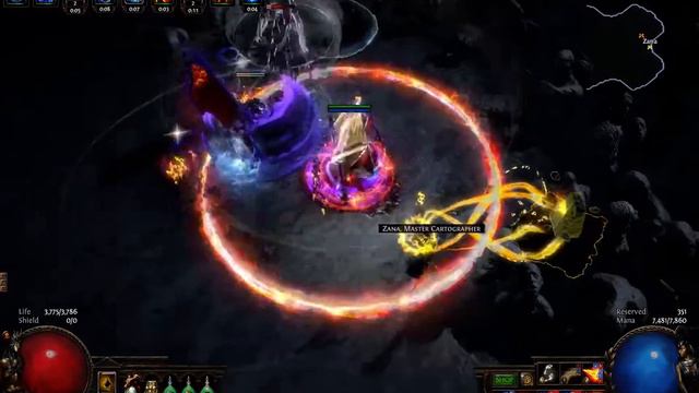[PoE] Uber Elder vs Righteous Fire MoM Agnostic Hierophant Build 3.8 смотреть онлайн
