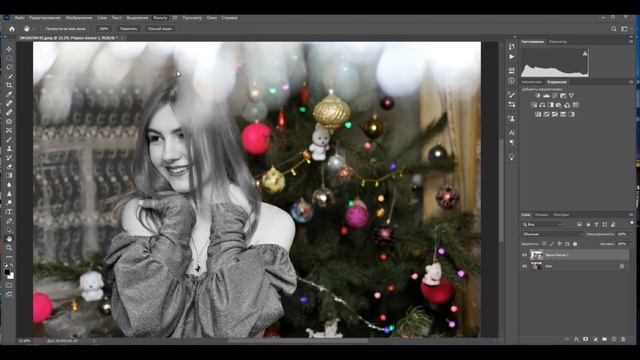 Деформация в фотошоп Создаём интересный эффект смотреть онлайн