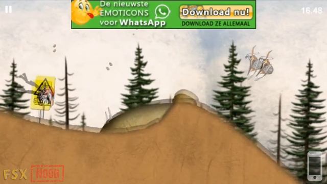 Stickman Downhill Motocross Gameplay iOS HD смотреть онлайн