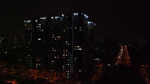 DJI Mavic mini Полет ночью в городе смотреть онлайн