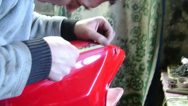 Покраска бака мотоцыкла. смотреть онлайн
