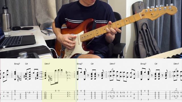 Redbone - Childish Gambino Gyoshi Guitar Cover w/ TABS смотреть онлайн