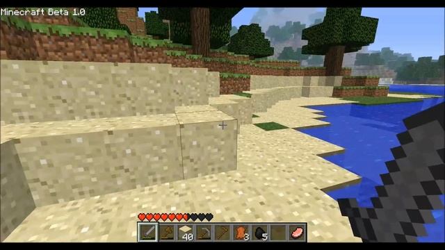 Minecraft 10 ЛЕТ НАЗАД BETA 1.0 Дом и Первая ночь смотреть онлайн