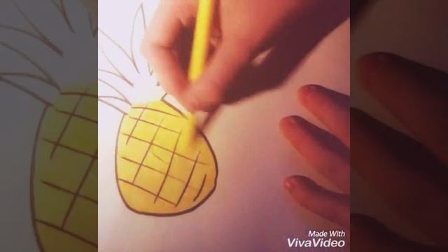 Pineapple .??? Рисуем ананасик!!!))) смотреть онлайн