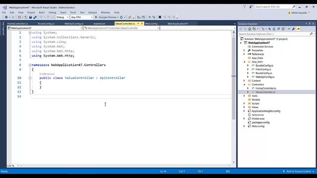 (#70) Web API in MVC 5 project | mvc tutorial for beginners in .net c# | MVC By Nitish смотреть онлайн