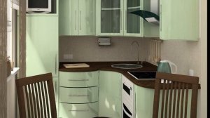 Интерьер кухни 5 - 6 кв. метров в хрущевке.