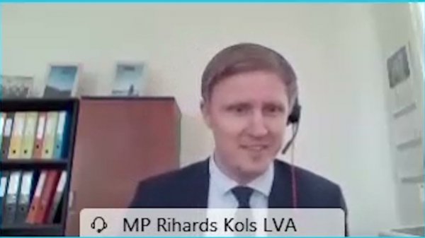 Video-prank with the Latvian Parliament