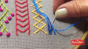 Декоративные швы Часть 5✂️Шеврон | Колосок | Снопик