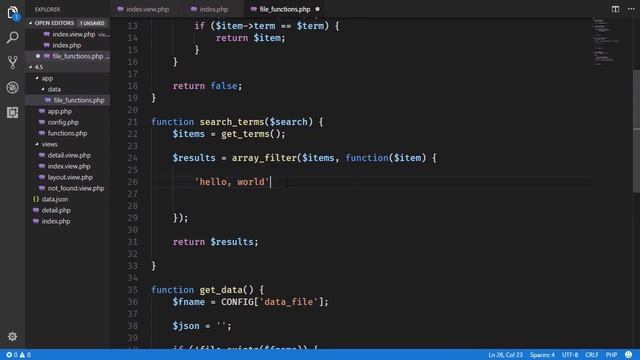 4.5 PHP Fundamentals - Truthiness and Adding a PHP Search смотреть онлайн