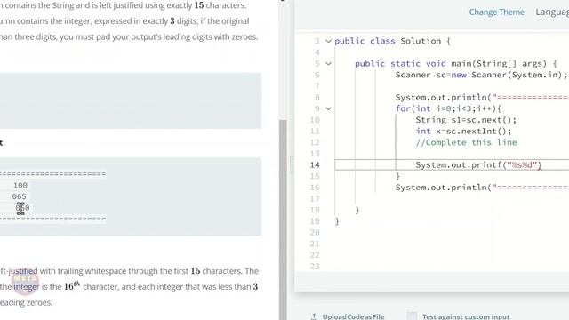 Java output formatted || Hacker Rank смотреть онлайн
