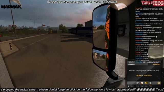 Official SCS Mercedes-Benz Actros Update 13/05/2015 ( Part 1 ) смотреть онлайн