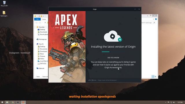 HOW TO INSTALL ORIGIN FOR PLAY APEX LEGENDS!!! #HowToInstall смотреть онлайн