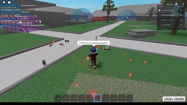 Lucky Block Battlegrounds, But Only With The Crimson Periastron - Roblox смотреть онлайн