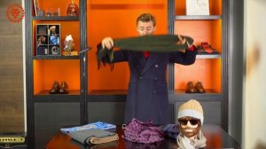 Как завязать шарф мужчине, много простых узлов в одном видео