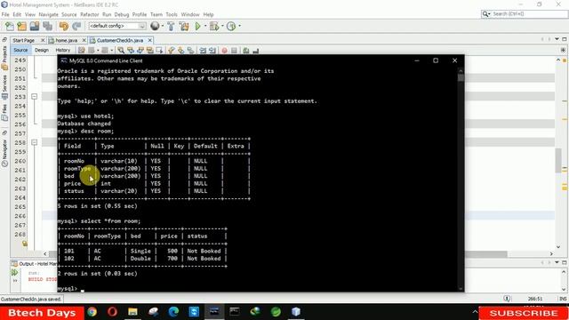 7. Hotel Management System in java - Customer Check IN Page (JFrame, Mysql Database, Netbeans IDE) смотреть онлайн