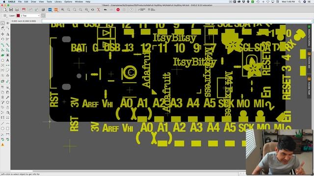 Eagle Tutorial – PCB Silkscreen Layers смотреть онлайн