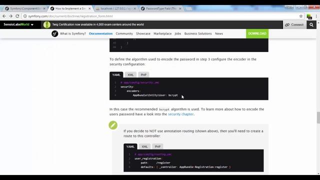 Symfony 3 - 54 -Formulario de registro de usuarios. Controlador смотреть онлайн