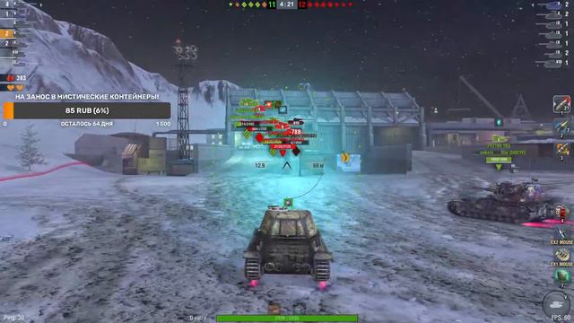 УРА!!! 20 000 просмотров на канале ! Играю режим возрождение в Tanks Blitz! смотреть онлайн