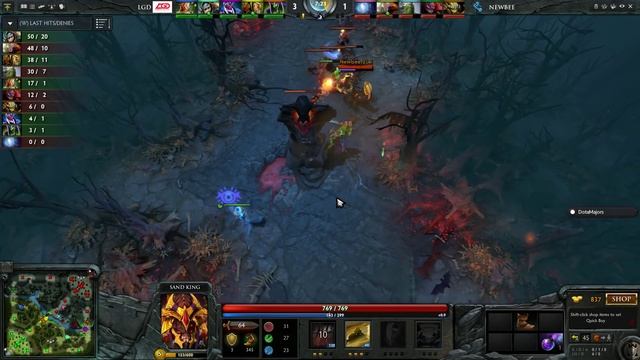 LGD vs NewB The Shanghai Major 2016 Groupstage Game 2 bo3 смотреть онлайн