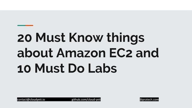 EC2 Course Part 1: Intro to the Course смотреть онлайн
