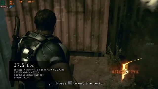 Resident Evil 5 - Benchmark Test | High Settings - Nvidia 920M 2GB | PhoeniX GamerZz смотреть онлайн
