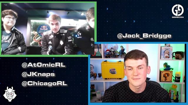 Rocket League - RLCS London Pre Interview With G2 Esports [JKnaps, Chicago & At0mic]