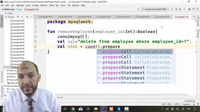 158 Android Kotlin – Working with Databases delete row based on id, prepareStatement, parameters, e смотреть онлайн