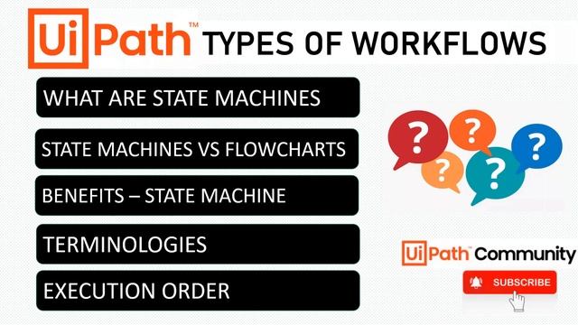 ? 3. LIVE | Types of Workflows in UiPath | Sequences | Flowcharts | State Machine | RPA смотреть онлайн
