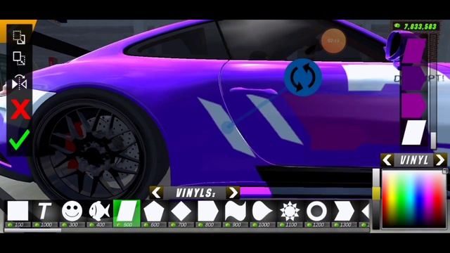 How to make a design for porsche| CAR PARKING MULTIPLAYER смотреть онлайн