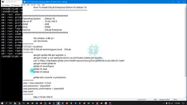 How To Install GitLab Enterprise Edition On Debian 10 смотреть онлайн
