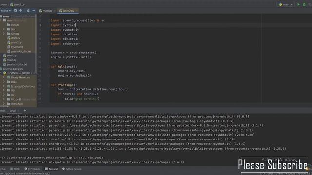 Iron Man Jarvis AI Desktop Voice Assistant | Python Tutorials For Absolute Beginners| Jarvis AI 202 смотреть онлайн