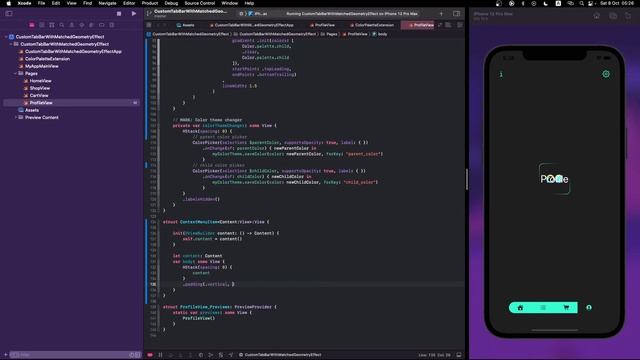 Custom context menu with ViewBuilder. Glassomorphism style. SwiftUI. смотреть онлайн