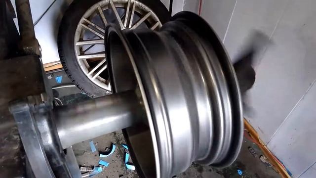 Битый диск 4 100 ремонт рихтовка жесть! смотреть онлайн