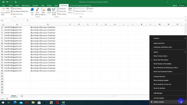 VBA Excel Border and Style | Knowledge Education Cambodia смотреть онлайн